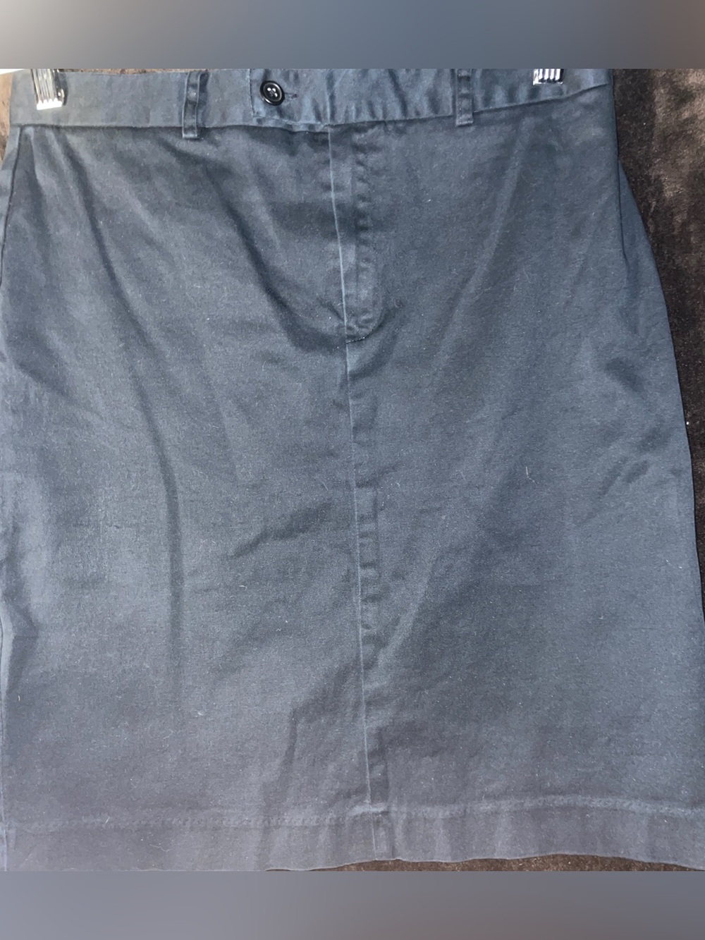 Old Navy Y2K Navy A-Line 95% Cotton Skirt Size-8